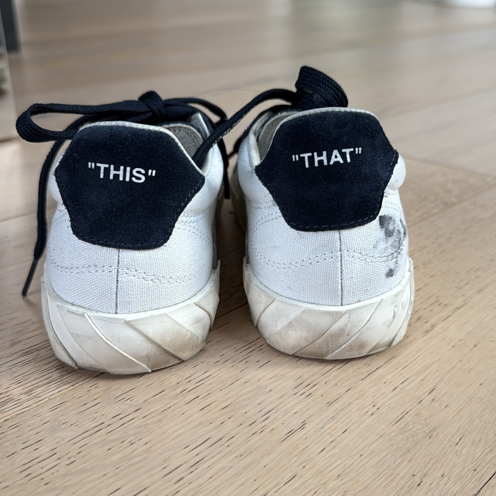 off white vulcanized low blue - Picture 10 of 10